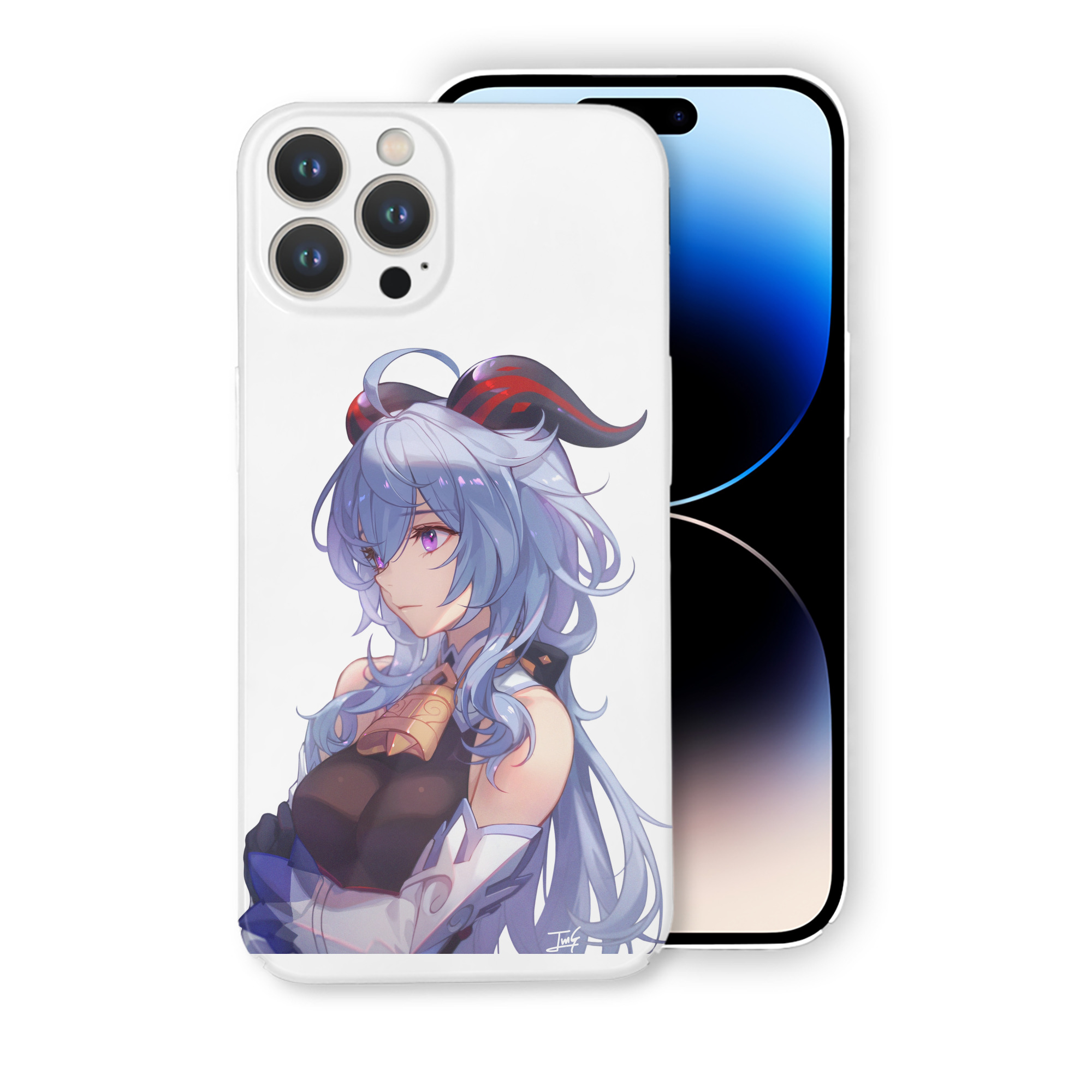 げんし神 甘雨 かんう genshin Ganyu 【iPhone 14シリーズ対応】ハードケース